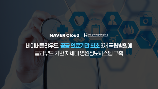 네이버클라우드는 9개 국립병원의 차세대 병원정보시스템(HIS)을 네이버 클라우드 플랫폼 기반으로 통합, 구축했다고 20일 밝혔다. /사진=네이버