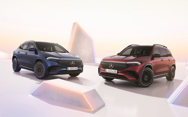 (왼쪽부터) 벤츠 전기 SUV 'EQA', 'EQB'/사진=메르세제스 벤츠 코리아