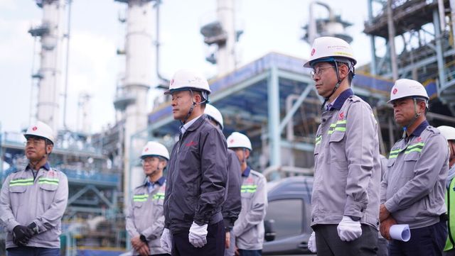 인도네시아 '라인 프로젝트' 건설 현장. /제공=롯데케미칼