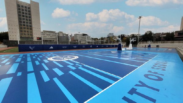 서울시립대 농구장 새단장 / 사진=아디다스 코리아