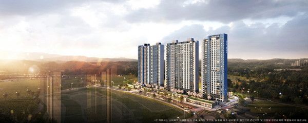 금호건설이 내달 1일 '강릉 아테라' 견본주택을 열고 분양을 시작한다. 강릉 아테라 투시도./사진=금호건설