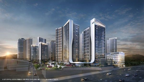 GS건설 '평촌자이 퍼스니티' 투시도./사진=GS건설