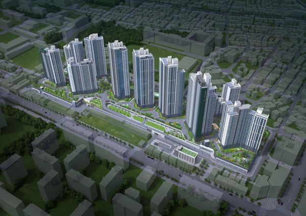 대우건설은 '인하대역 푸르지오 에듀포레'를 이달 중 분양한다. 인하대역 푸르지오 에듀포레 조감도./사진=대우건설