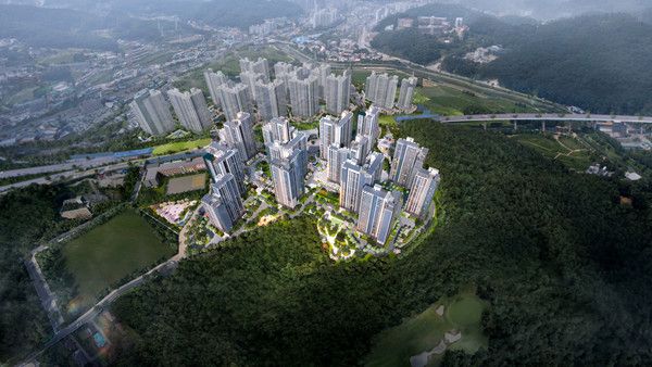 대우건설이 7일 오전 10시부터 '용인 푸르지오 원클러스터 1단지' 일부 잔여세대에 대해서 선착순 분양을 시작한다. 용인 푸르지오 원클러스터 1단지 조감도./사진=대우건설