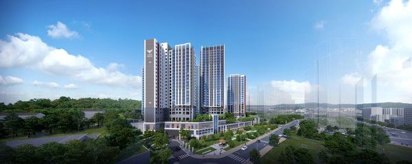 풍무역 롯데캐슬 시그니처 투시도./사진=롯데건설