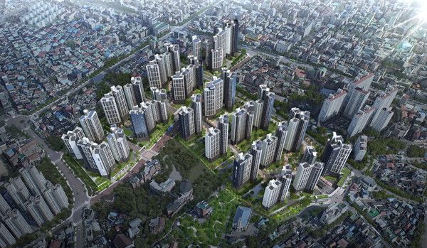 포스코이앤씨가 전주에서 분양하는 '더샵 라비온드' 조감도./사진=포스코이앤씨