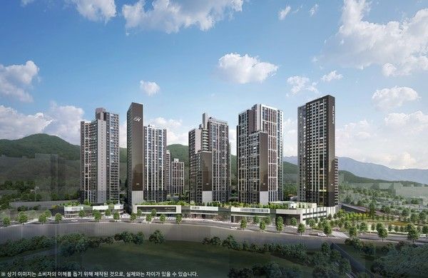 '힐스테이트 사직아시아드' 투시도./사진=현대건설