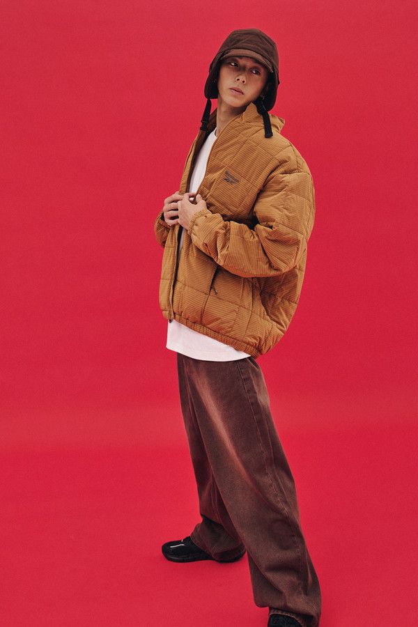 리복 경량패딩 25FW 화보 /사진=LF