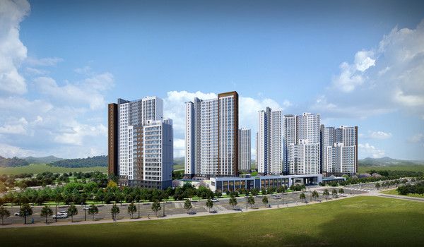 풍무역 푸르지오 더 마크 주경투시도. /사진=대우건설