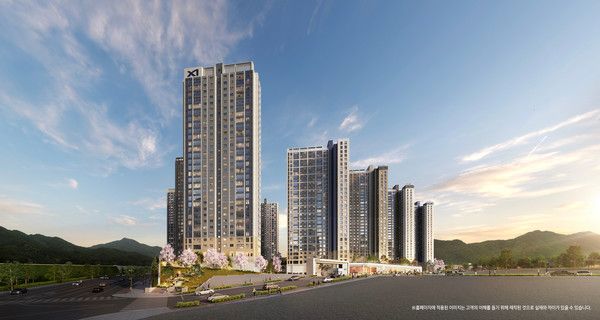 '북오산자이 리버블시티' 투시도./사진=GS건설
