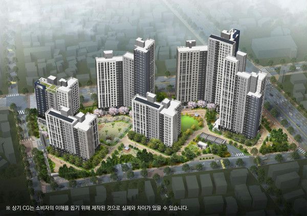 두산위브 더센트럴 수원 조감도 / 사진=두산건설