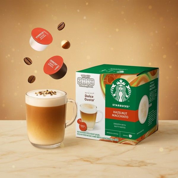 네스카페 돌체구스토 어드벤트 캘린더(왼쪽)와 네스카페 돌체구스토 헤이즐넛향 마키아토(오른쪽) /사진=네스카페 돌체구스토