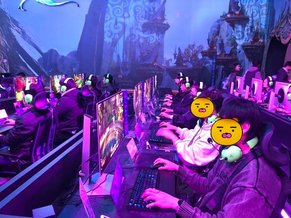 엔씨소프트 '아이온2' 시연 PC 체험존 /사진=김현정 기자