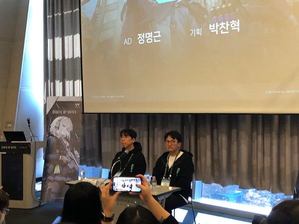 정명근 아트디렉터(왼쪽)와 박찬혁 기획팀장(오른쪽) /사진=김현정 기자