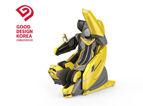 '2025 굿디자인 어워드'&nbsp;산업통상자원부 장관상을 수상한 바디프랜드 AI헬스케어로봇 '733' /사진=바디프랜드