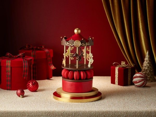 그랜드 인터컨티넨탈 서울 파르나스 2025 페스티브 케이크 '메리고라운드' /사진=인터컨티넨탈 파르나스