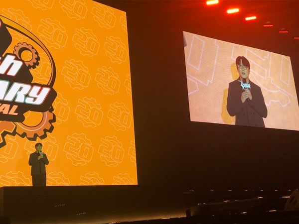 22일 박종민 던파 총괄 디렉터가 '디레지에 레이드' 및 겨울 업데이트 발표 쇼케이스에서 발표하고 있다. /사진=김현정 기자