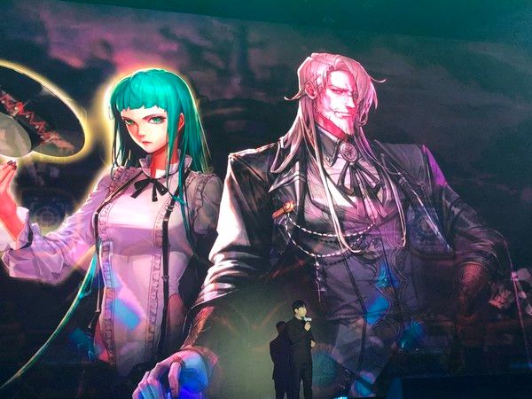 22일 '디레지에 레이드' 및 겨울 업데이트 발표 쇼케이스에서 성승헌 캐스터가 진행하고 있다. /사진=김현정 기자