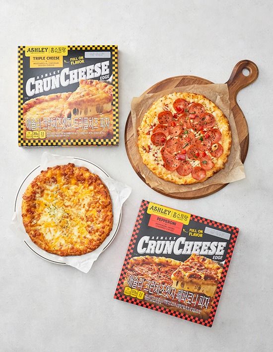 애슐리 홈스토랑 크런치즈엣지 피자 /사진=이랜드팜앤푸드