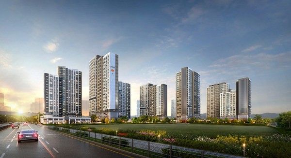 'e편한세상 내포 에듀플라츠' 투시도./사진=DL이앤씨