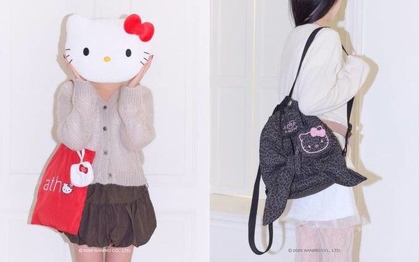 헬로키티와 컬래버한 아떼 바네사브루노 액세서리 /사진=LF