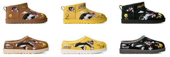 팔라스·루니툰과 컬래버한 어그 제품 모습 /사진=UGG