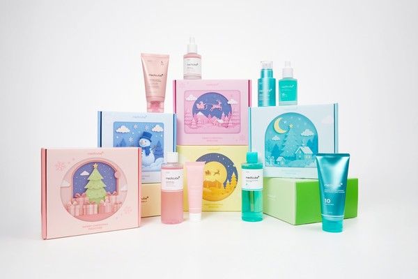 메디큐브 큐텐 재팬 '홀리데이 스킨케어 세트' 제품 /사진=메디큐브