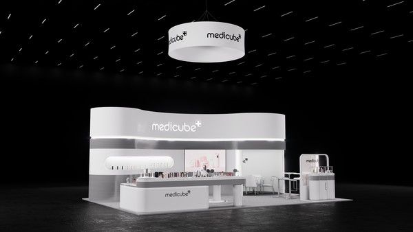 에이피알 메디큐브의 CES 2026 부스 조감도 /사진=에이피알