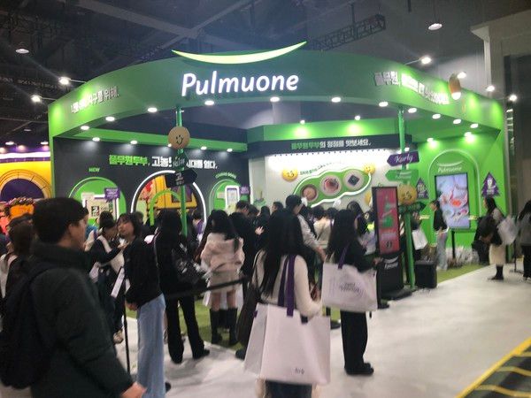 '컬리푸드페스타 2025' 풀무원 부스 전경 /사진=김현정 기자