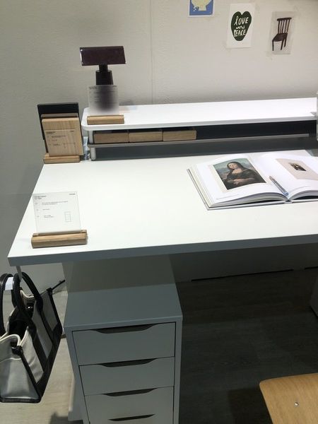 전시된 모션데스크의 모습 /사진=홈테이블데코페어