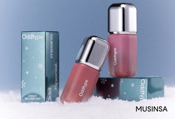 오드타입 '벌룬 틴트'의 신규 컬러 '고요'와 '블레이즈' /사진=무신사 뷰티