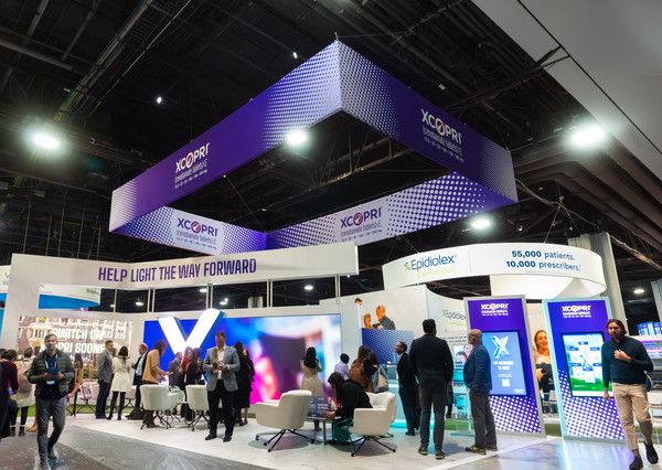 SK바이오팜 2025 뇌전증학회 부스 /사진=SK바이오팜