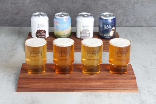 '오라카이 청계산 호텔'에 입점한 문베어 수제맥주 샘플러 4종 /사진=문베어