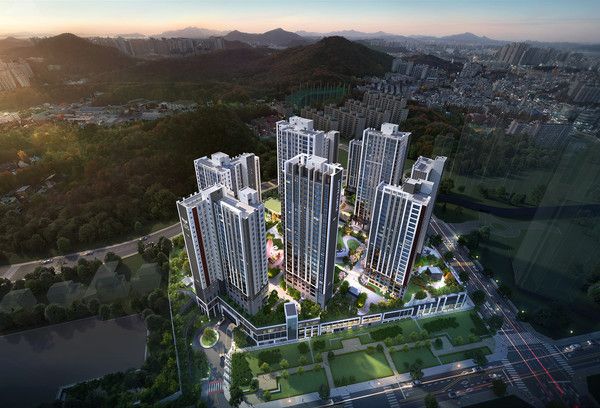 '풍무역 롯데캐슬 시그니처' 조감도./사진=롯데건설