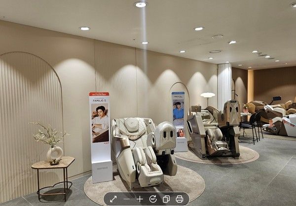 바디프랜드 신세계백화점 강남점 라운지 /사진=바디프랜드