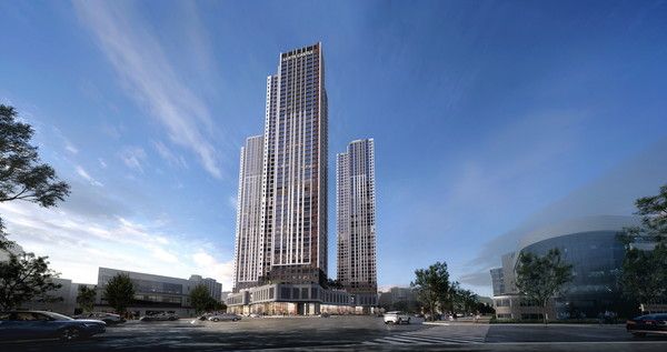 번영로 롯데캐슬 센트럴스카이 투시도. /사진=롯데건설