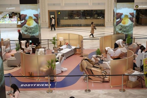 바디프랜드 '건강수명 충전소' 팝업 행사 전경 /사진=바디프랜드