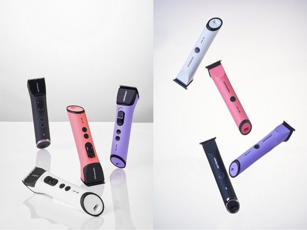 글램팜이 핸드크래프트 블레이드를 적용한 차세대 고성능 '글램뮤즈 커팅 엣지(GP812)' 클리퍼(왼쪽)와 '글램뮤즈 커팅 라이너(GP813)' 트리머 신제품을 출시하며 헤어 전문가 시장을 적극 공략한다. / 사진=글램팜