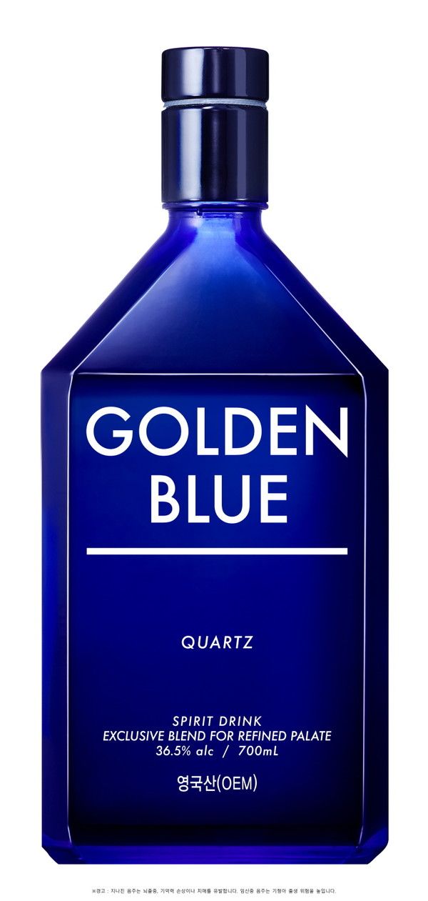 새파란 위스키 '골든블루 쿼츠' /사진=골든블루