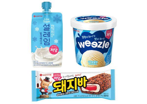 롯데웰푸드의 '돼지바' '설레임' '위즐' /사진=롯데웰푸드