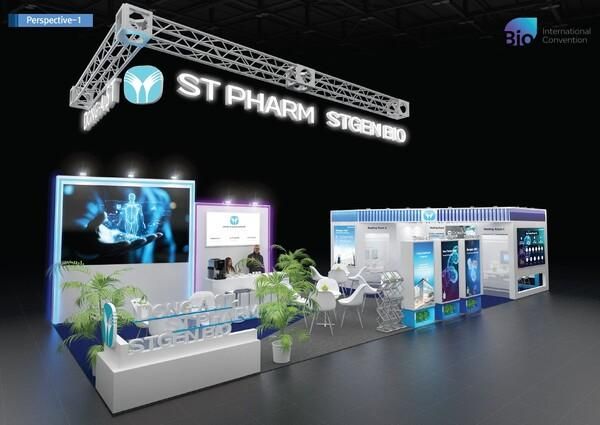 동아쏘시오그룹의 바이오USA 전시 부스 모습. /사진=동아쏘시오그룹