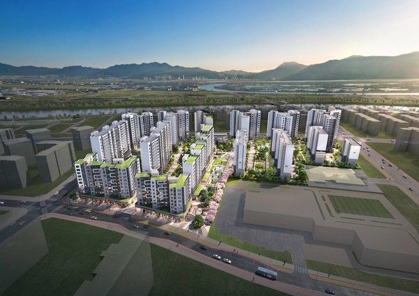 부산 '에코델타시티 아테라' 조감도./사진=금호건설