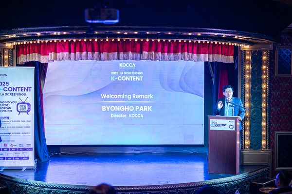 한국콘텐츠진흥원은 최근 북미 최대 방송 콘텐츠 마켓 '2025 LA 스크리닝'에서 'K-콘텐츠 쇼케이스'와 비즈니스 상담회를 개최한 결과 사상 최대 상담 실적을 올렸다. /사진=KOCCA