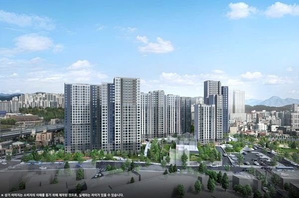 '파주금촌 금호어울림' 투시도./사진=금호건설