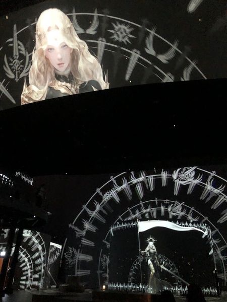 '로스트아크'의 미디어아트의 한 장면 /사진=김현정 기자