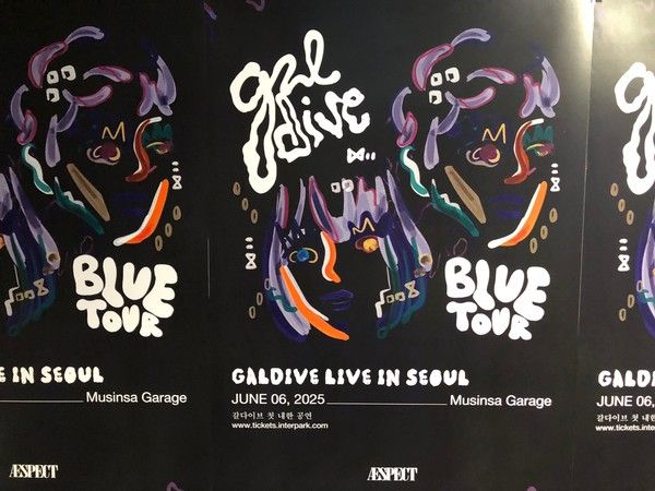 갈다이브 서울 공연 포스터 /사진=김현정 기자