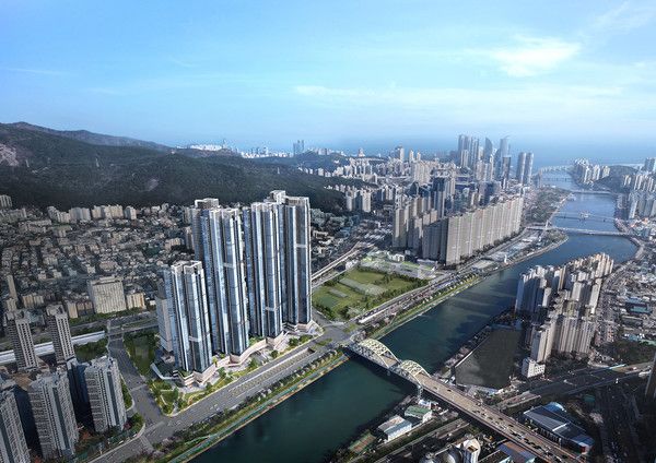 르엘 리버파크 센텀 조감도. /사진=롯데건설