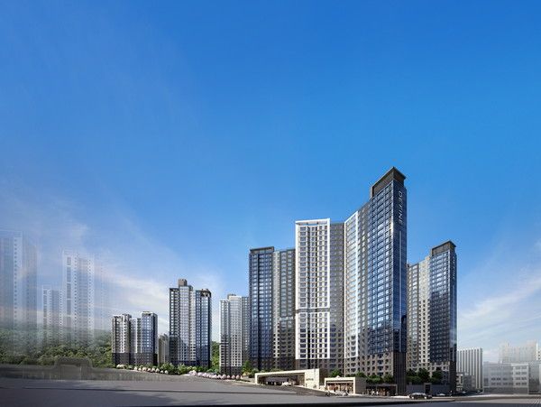 부산 '드파인광안' 메인 투시도./사진=SK에코플랜트