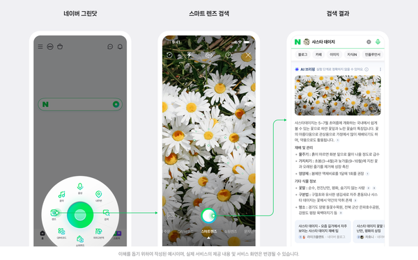네이버앱 그린닷 또는 검색창의 스마트렌즈 기능을 통해 이미지를 촬영·선택하면 AI브리핑을 만나볼 수 있다/사진=네이버