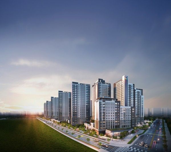 '검단 센트레빌 에듀시티 투시도'./사진=동부건설